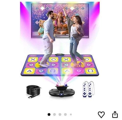 Flannel dance mat - dance,